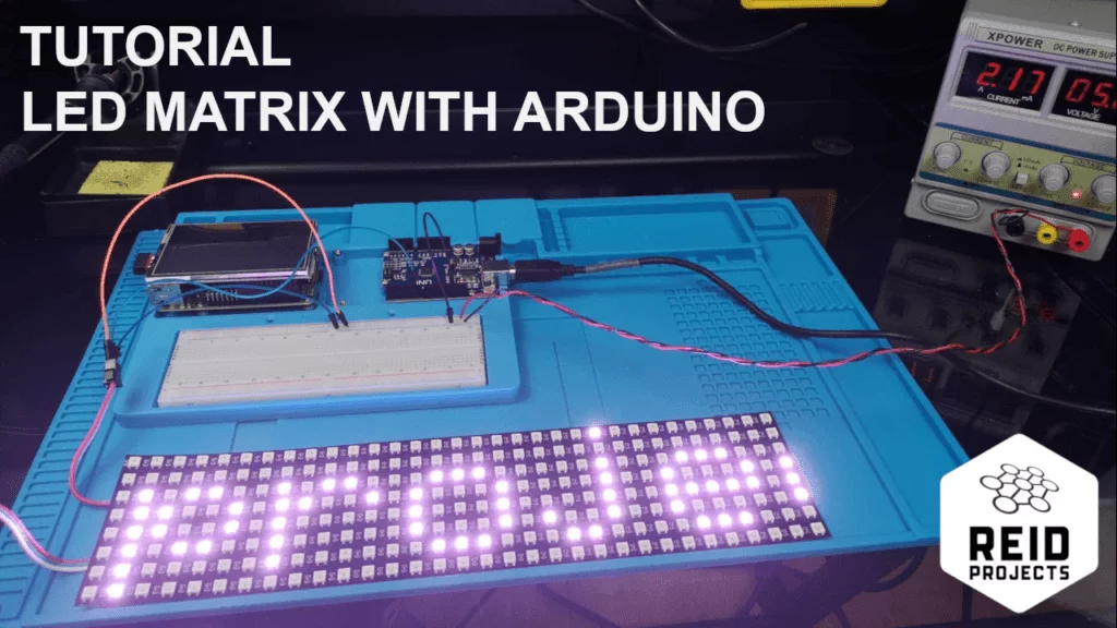How to control RGB LED matrix with an Arduino - Reid Projects