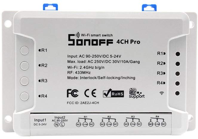 Using With Sonoff 4CH — ESPHome